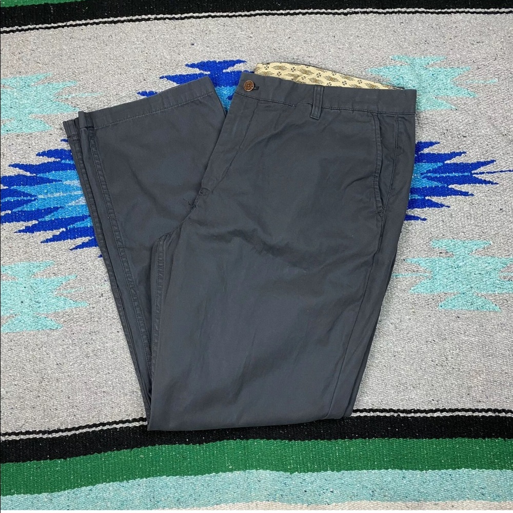 PENDLETON Mens Gray Chino Flat Front Pants 42x32